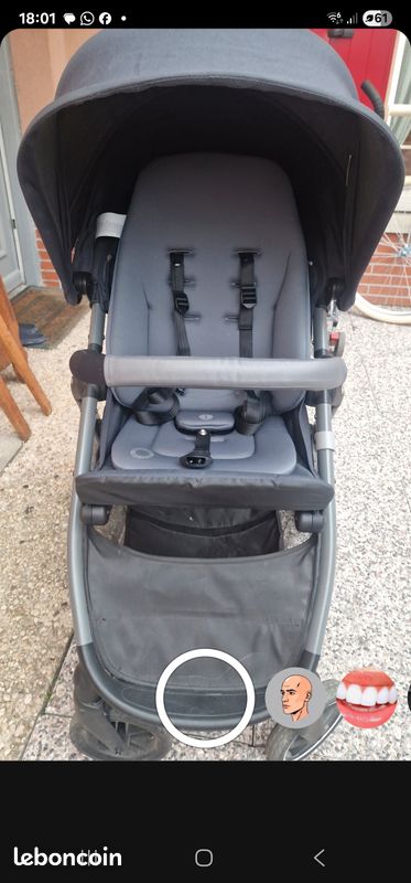 Poussette maxi cosi en tbe (image 4)