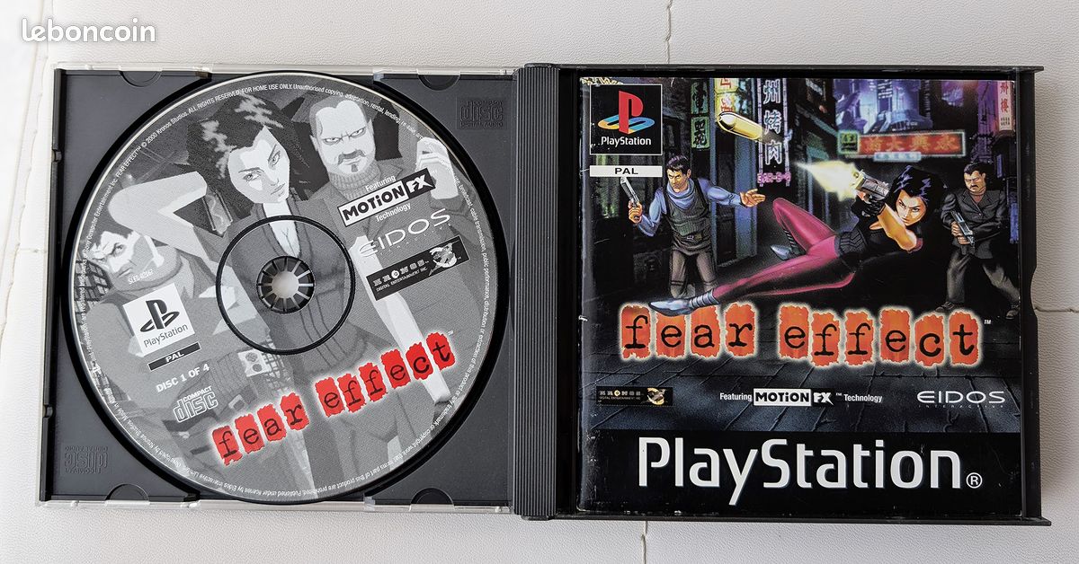 Fear Effect Game Complete CIB Game Black Label PSX PS1 Sony - Österreich
