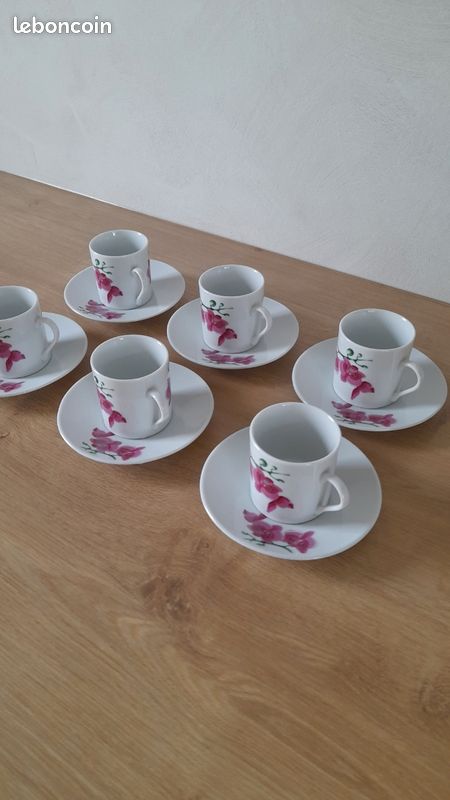 6 tasses orchidées (image 2)