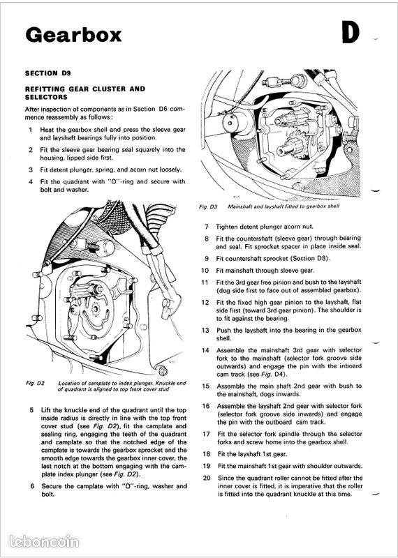 Tweeter Comando Manuel technique d'atelier workshop manual Norton Commando - Équipement ...