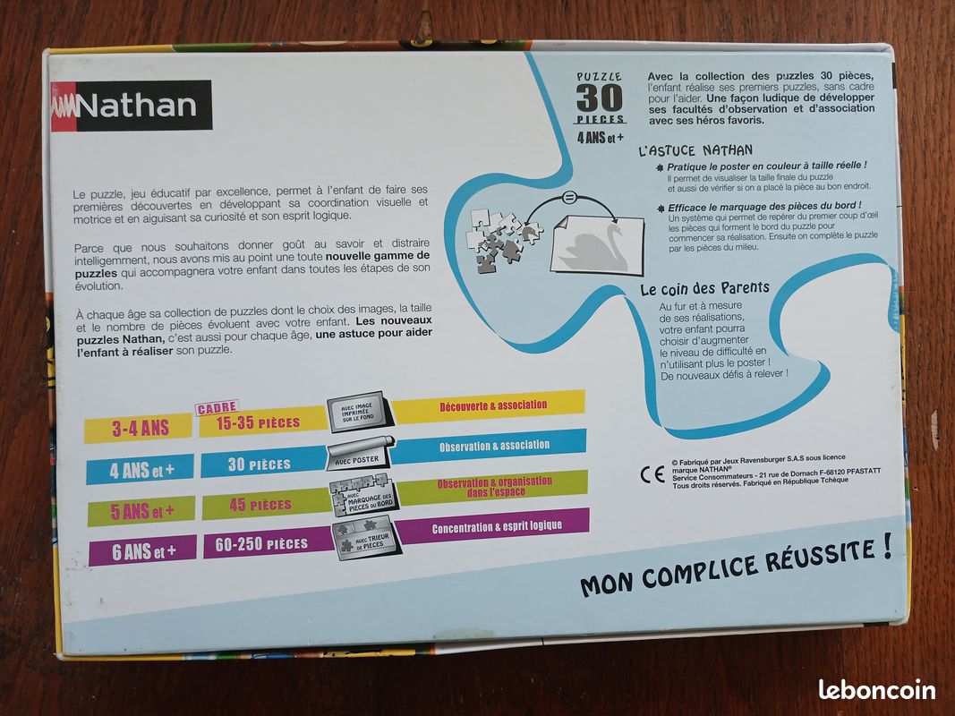 Puzzle Nathan mon complice réussite avec poster (image 2)