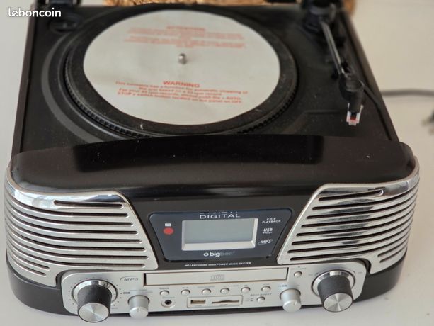 Courroie Pour Tourne-disque Big Ben TD81 / TD-81 - Modèle Nostalgie, Couleur Noire, Fabriquée En France