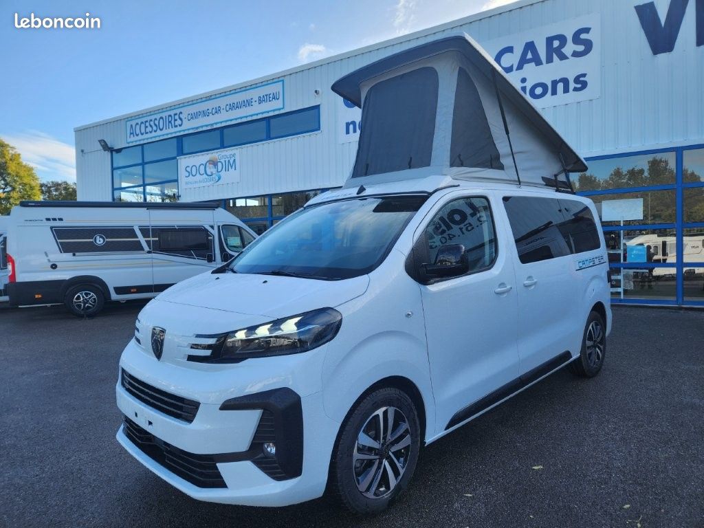Van Aménagé POSSL Campster sur Peugeot Traveller en boite Mécanique 145 cv avec toit relevable en PROMO (image 11)