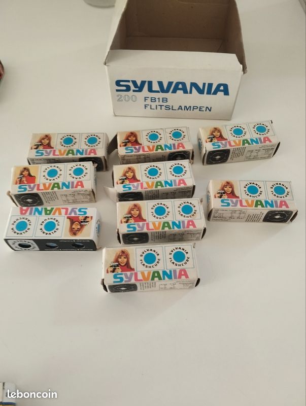 SYLVANIA Blitzwürfel Flashcube, 3 St. plus 2 St. Osram, ovp m