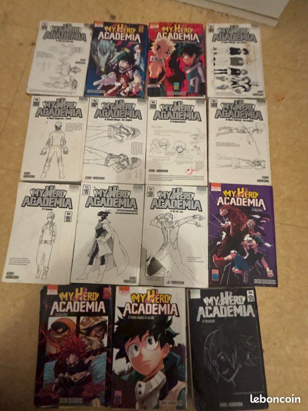 Tome de my hero académia de 1 à 16 (image 3)