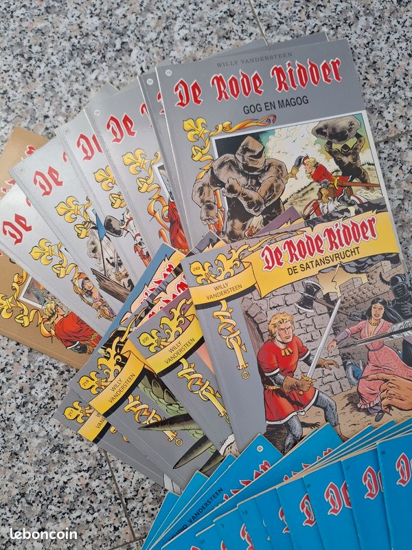 Lot bandes dessinées De Rode Ridder (image 3)