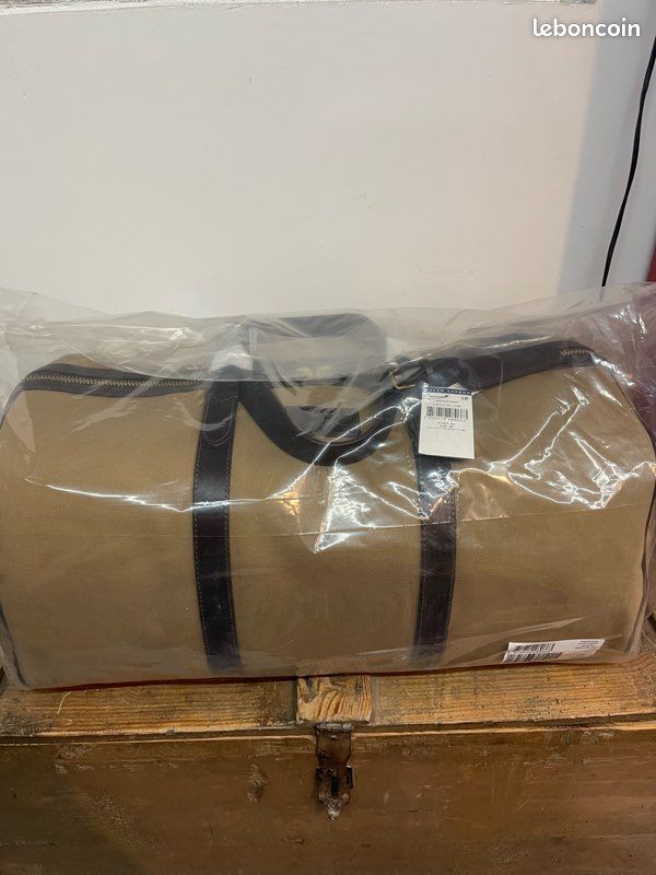Sac week end polo Ralph Lauren couleur sable camel (image 16)