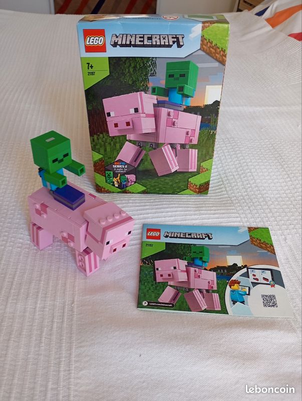 Lego Set Minecraft Lego 21157 Minecraft Lego 21157 Big Fig Pig
