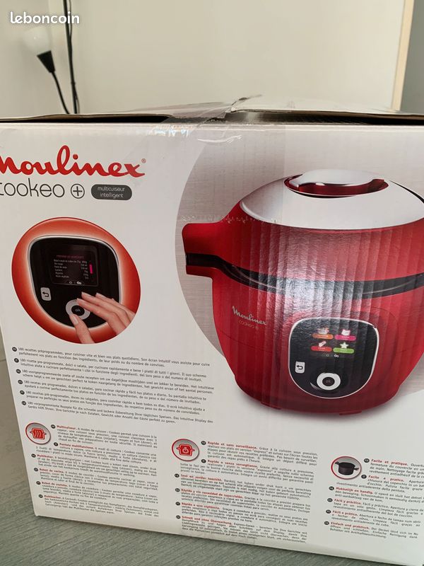 Couvercle supérieur rouge pour Cookeo + CE851500 CE85A510 CE85B510