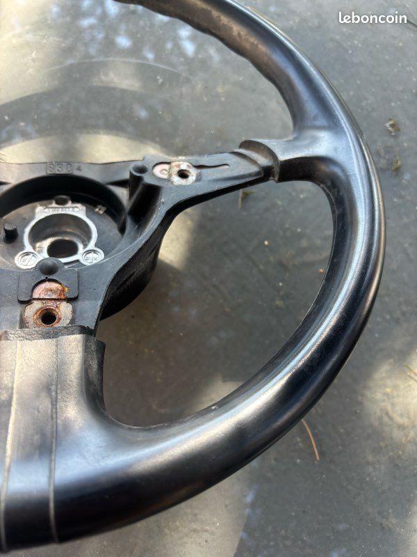 Volant Cuir/Alcantara Pour BMW Série 3 E36 - Neuf Re-Couvert - Réf. Autofun-Extreme 10-588