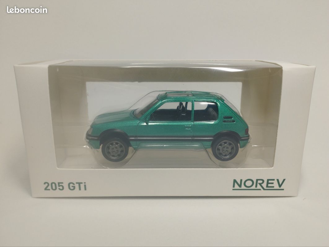 Norev Peugeot 205 Police 1992 1/43 - Hachette - Miniature Occasion Boîte