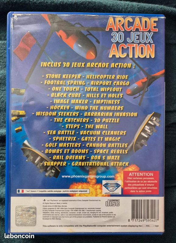 LOT 17 X Playstation PS2 PAL FR jeux games testés et fonctionnant. Ace
