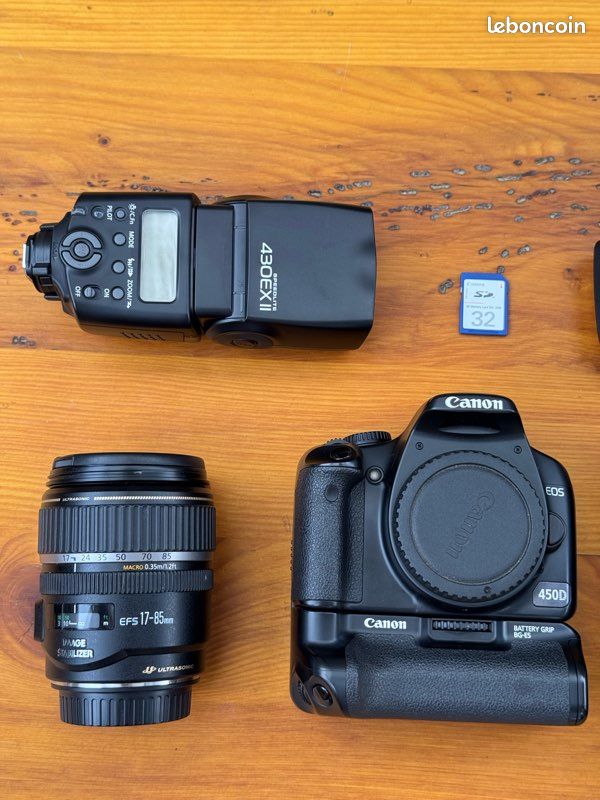 Pack Canon EOS 450D + 2 objectifs + 2 flashs Canon – Prêt à photographier (image 12)