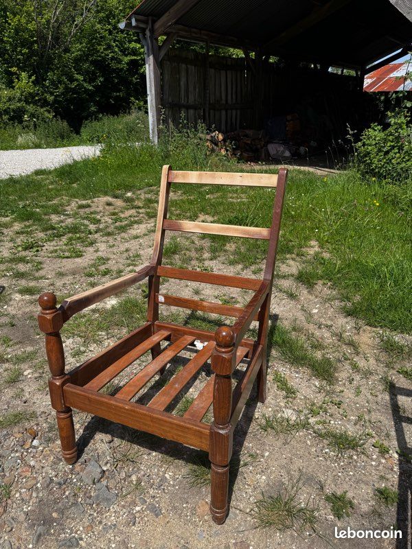 2 Fauteuils en bois massif (image 5)