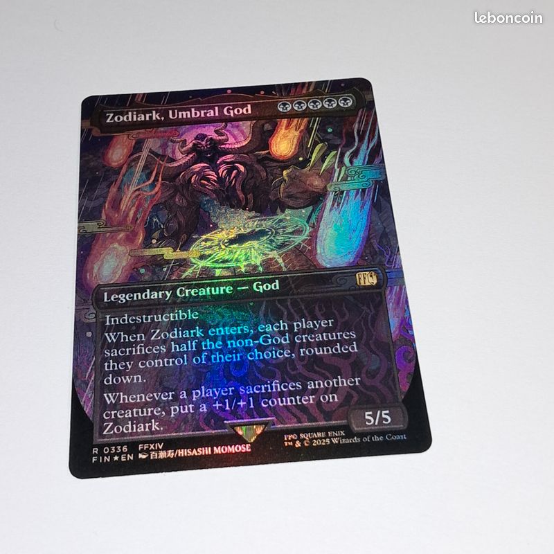 zodiark final fantasy mtg Zodiark, Umbral God (128) (FINAL FANTASY) Whenever a player sacrifices another creature Zodiark, Umbral God | Final