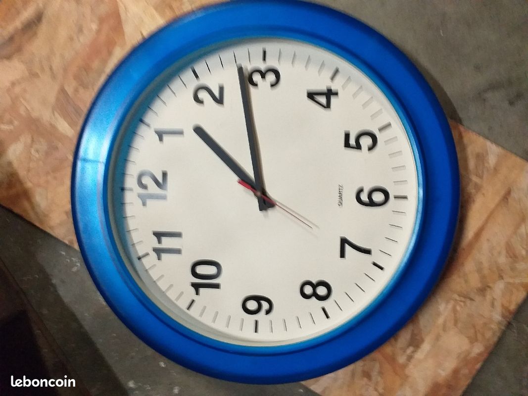 Gde pendule murale diam:40cm le boîtier horloge en panne Pour