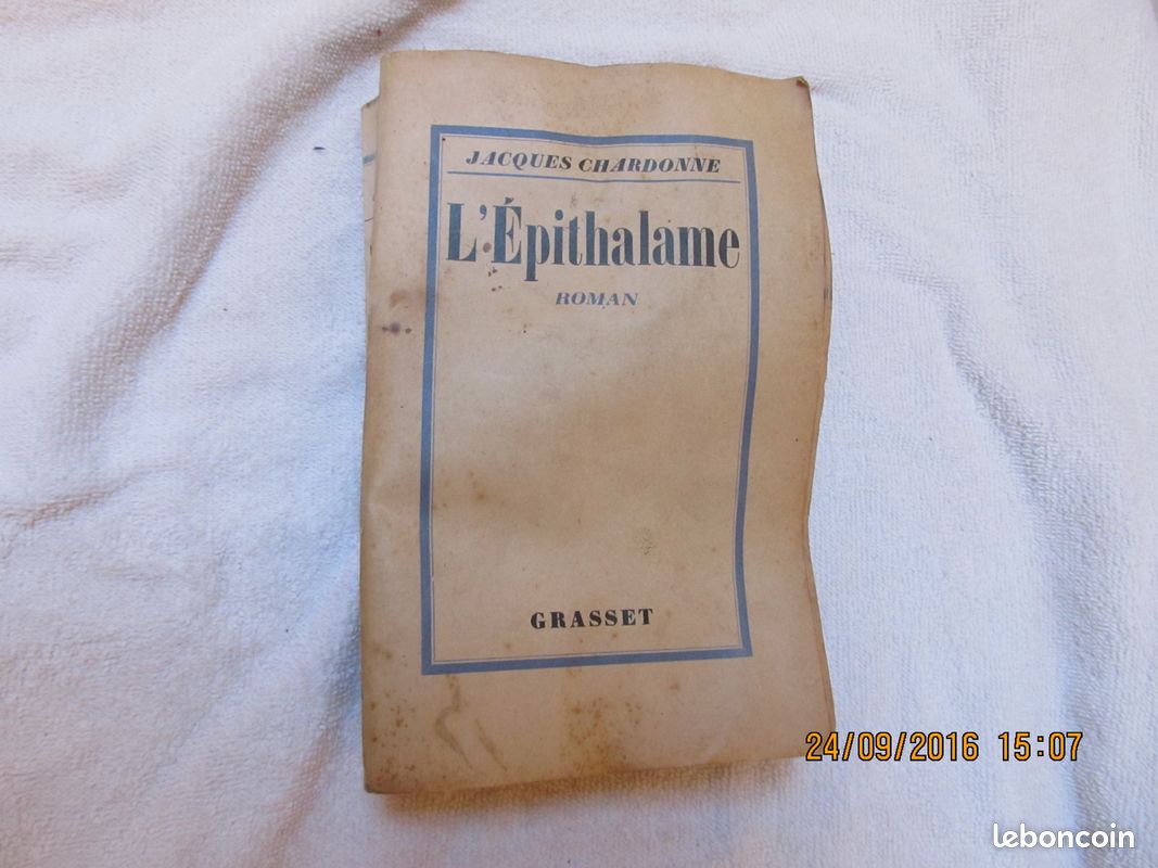 Jacques CHARDONNE :L'EPITHALAME (image 1)