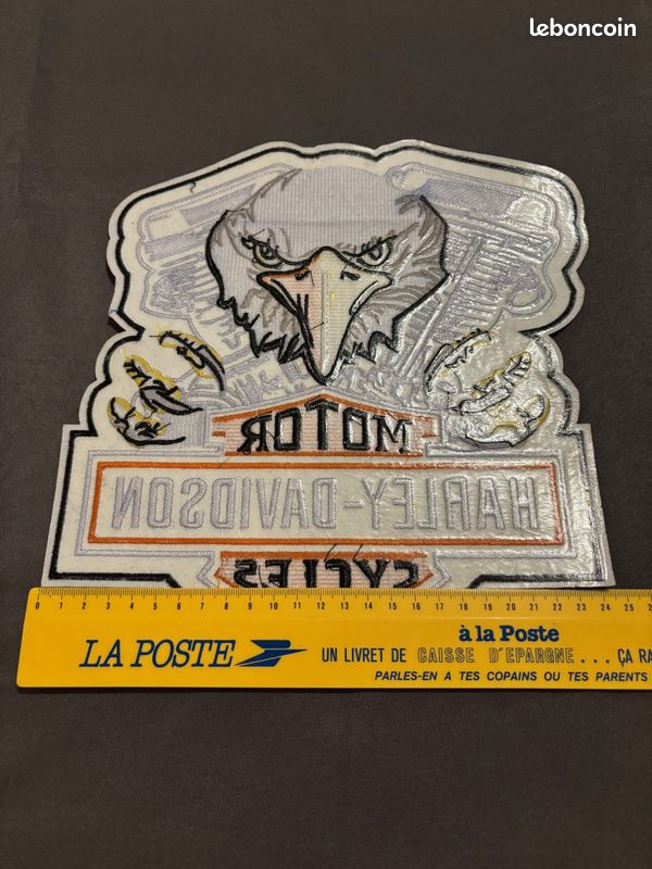 Rockabilly Country Ecusson Brodé Thermocollant 'From Hawaii With Love' - 12.5x31.5cm - Style Rockabilly Moto - Pour Dos Décoration Vêtement