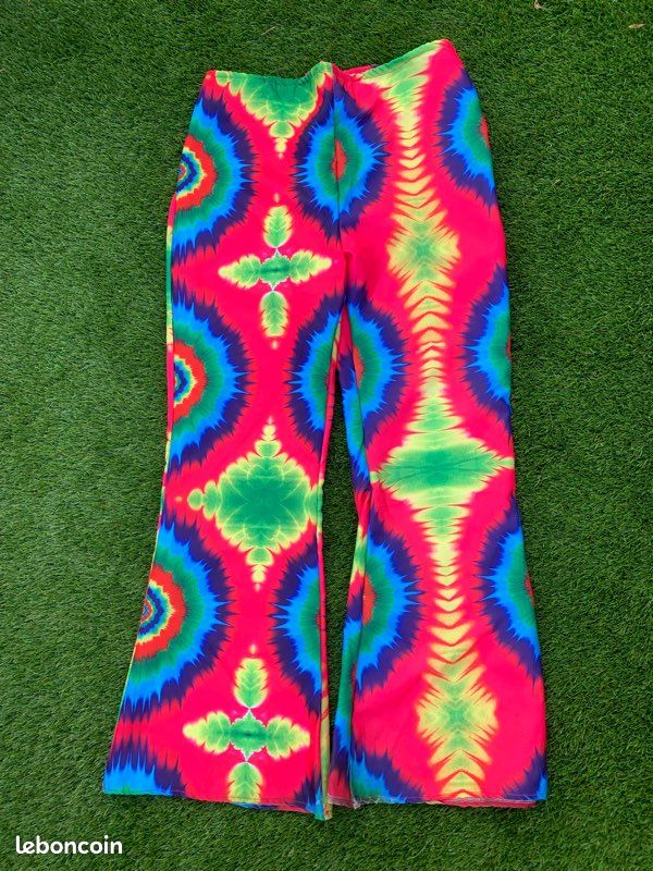Veste de costume déguisement tie-dye années 70. Hippie - Taille L (image 3)