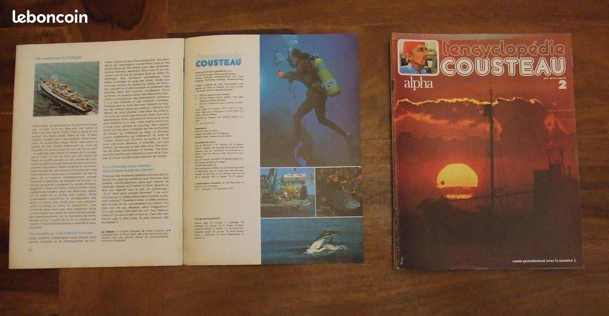 12 premiers numéros de l'encyclopédie Cousteau (image 7)