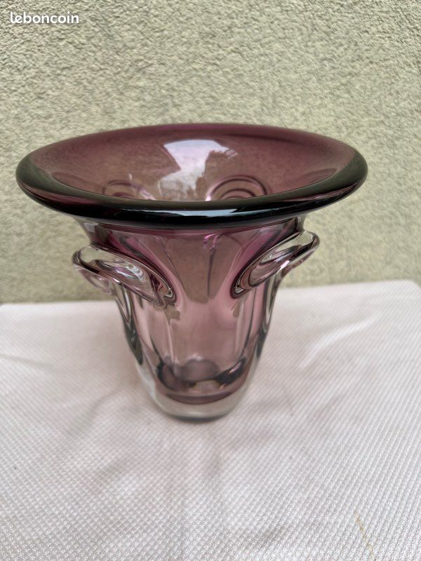 Vase en verre style shabby chic Vacio