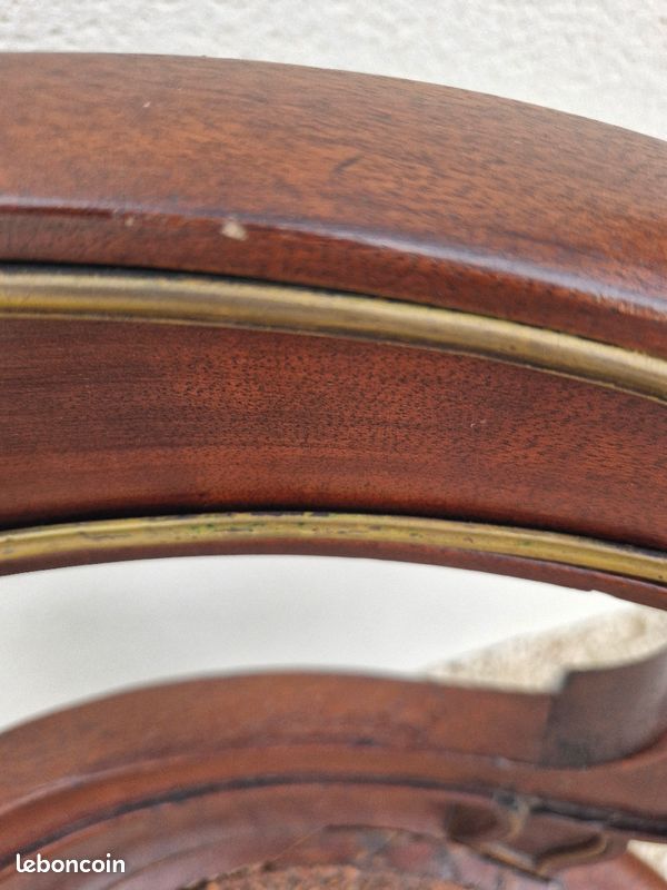 Fauteuil ancien avec canage (image 2)