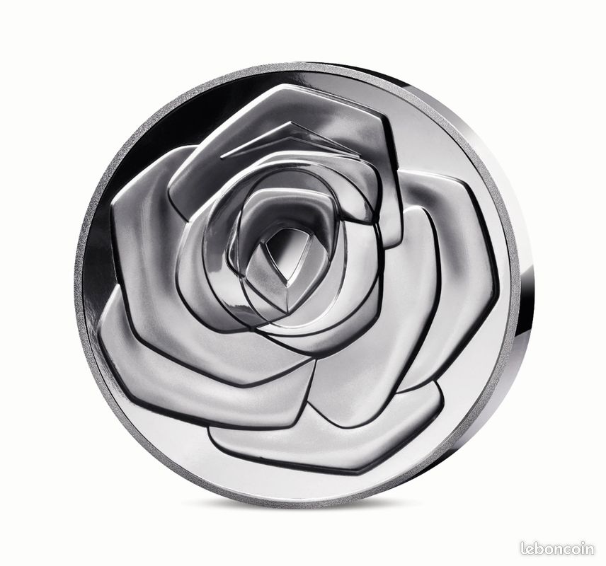 Pièce 20 EUROS Argent BE "90 ans Maison Lancôme" (image 1)