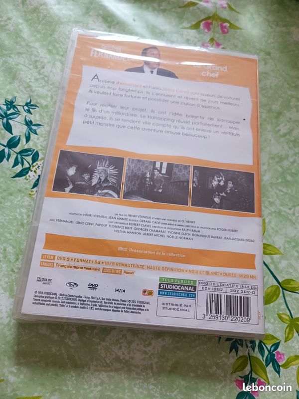 Dvd Fernandel Le grand chef neuf sous blister (image 2)