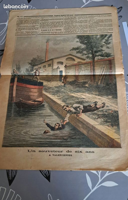 Antiquité. Ancien journal "Le Petit Journal" du 18 juin 1892 – illustré, collection (image 2)