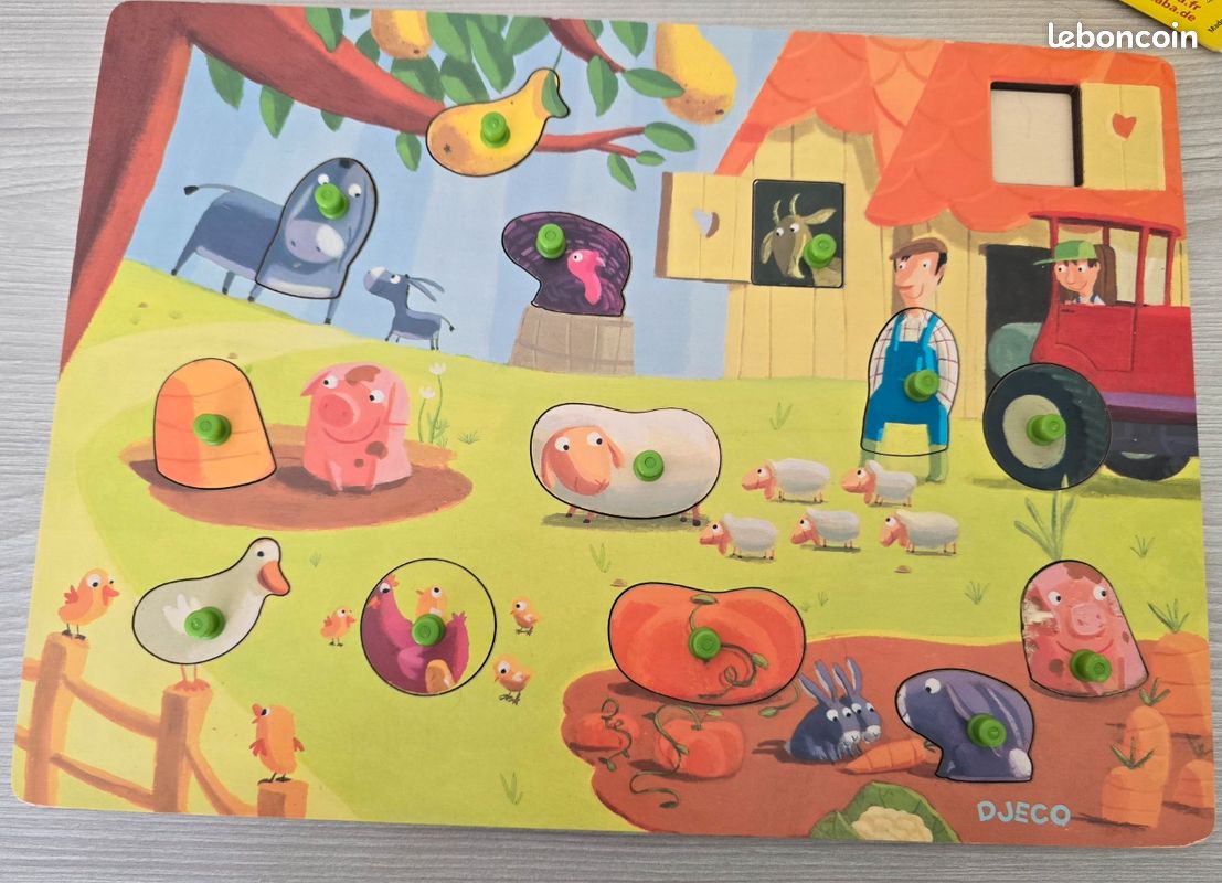 Grand puzzle d'encastrement djeco (image 1)