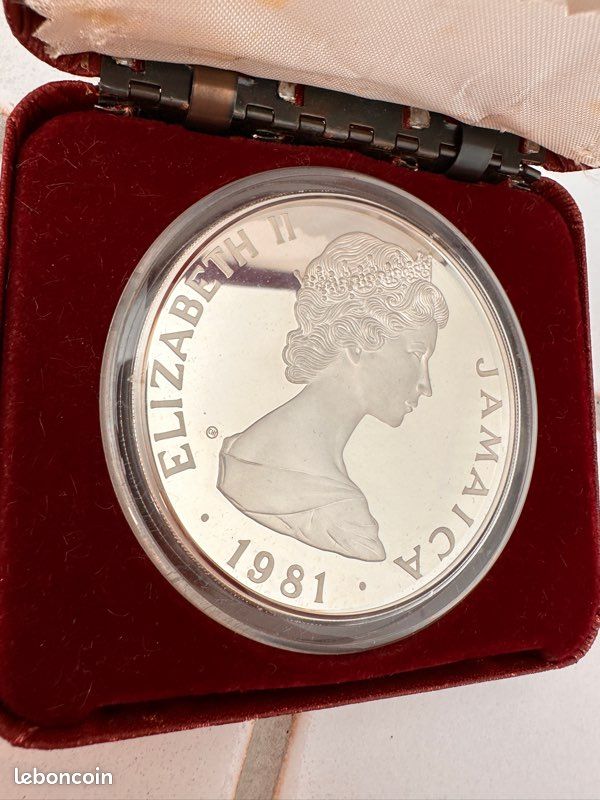 Pièce en argent 25 dollars Mariage du prince Charles (image 1)