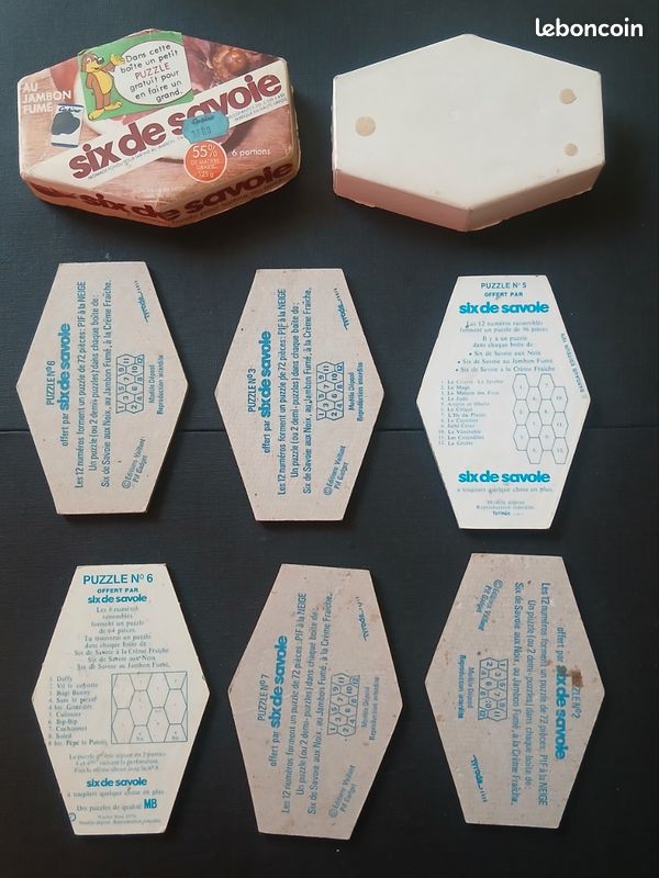 Puzzles Publicitaires Complets – Six De Savoie & Pif à La Neige – État Moyen