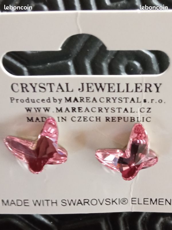 SWAROVSKI, boucles d'oreilles NEUVES (image 1)
