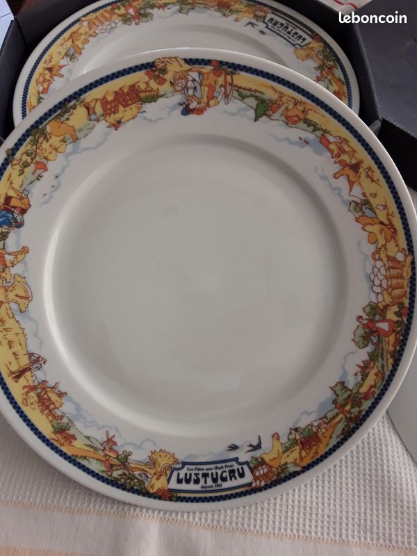 Assiette publicitaire Lustucru. Porcelaine de Limoges (image 3)