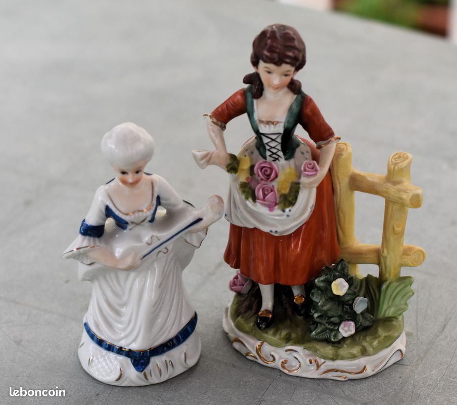 Vintage lot figurines statuettes porcelaine (image 1)