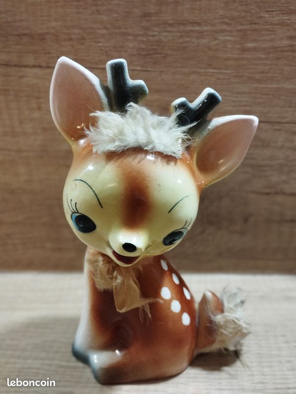 Bambi - porcelaine vintage - Décoration