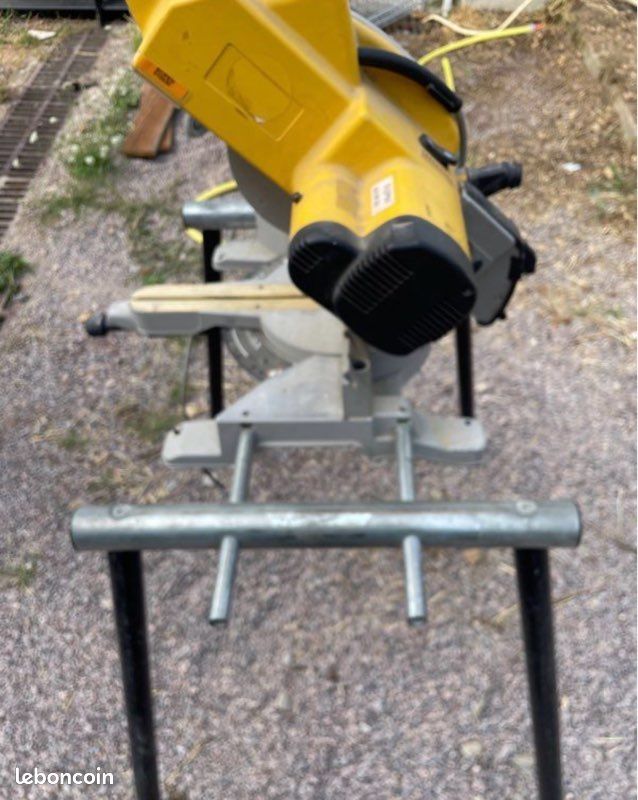 Scie à onglet radiale DeWalt DW707 + Piétement (Support) (image 4)