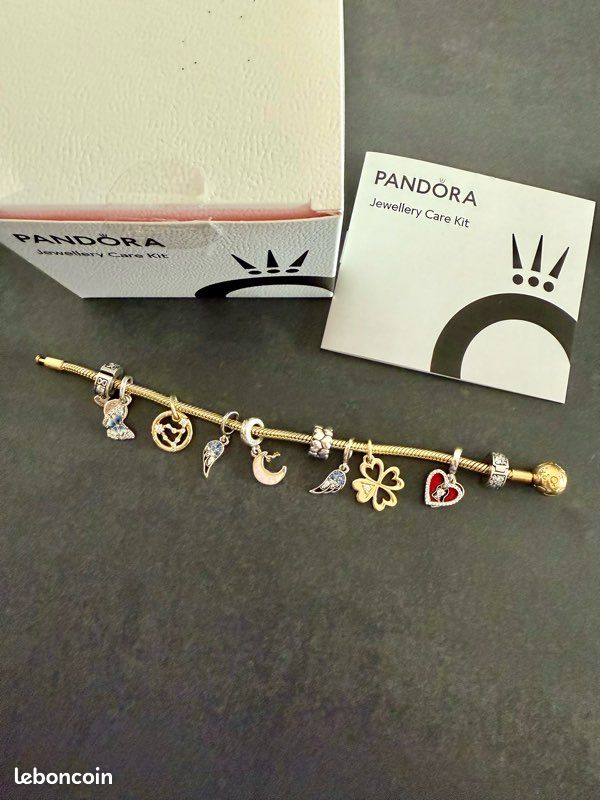 Charms Pandora Kit Entretien Pandora Bracelet Pandora Doré 10