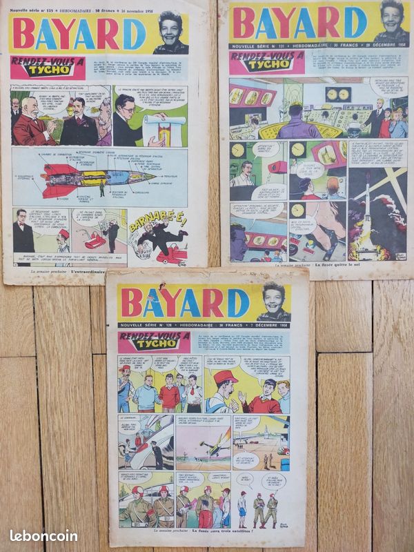 Lot de 11 revues Bayard 1958-1959 (image 2)