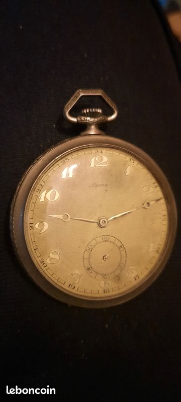 Montre ancienne gousset art déco Alpina (image 1)