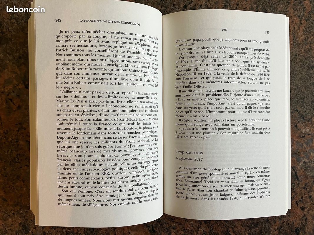2 livres Eric Zemmour & Nicolas Sarkozy (image 2)