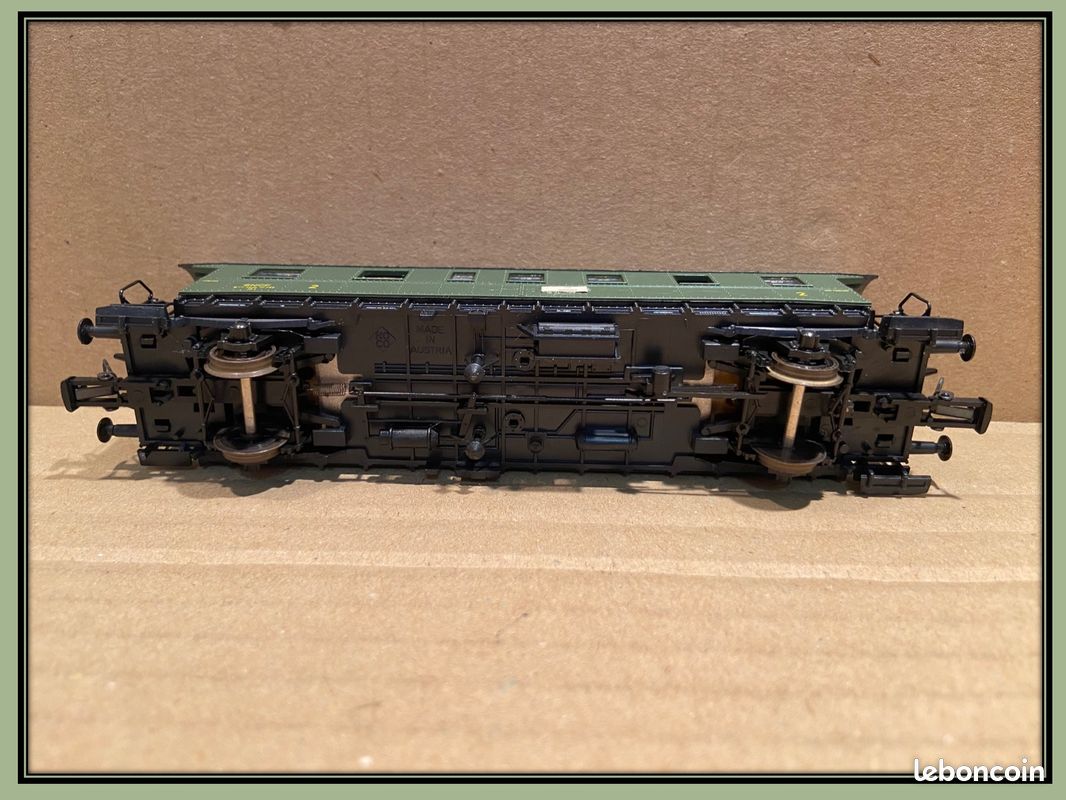 Wagon BRAWA 46716 – Voiture B5 1/2 Tmfp, 2CL, Boîte à Tonnerre, SNCF Ep III (HO, Neuf)