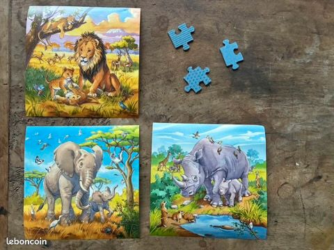 Boite de trois puzzles Ravensburger, 49 pièces, âge 5+ (image 2)