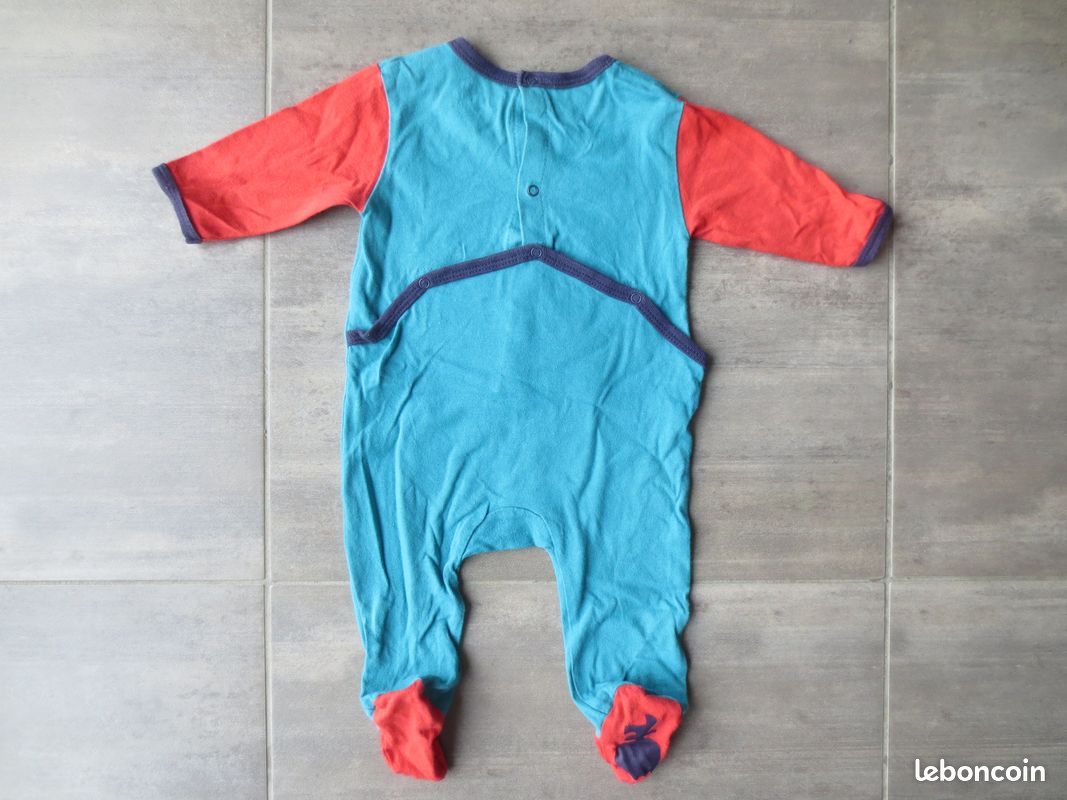 Lot de 5 pyjamas bébé 3 mois (image 4)