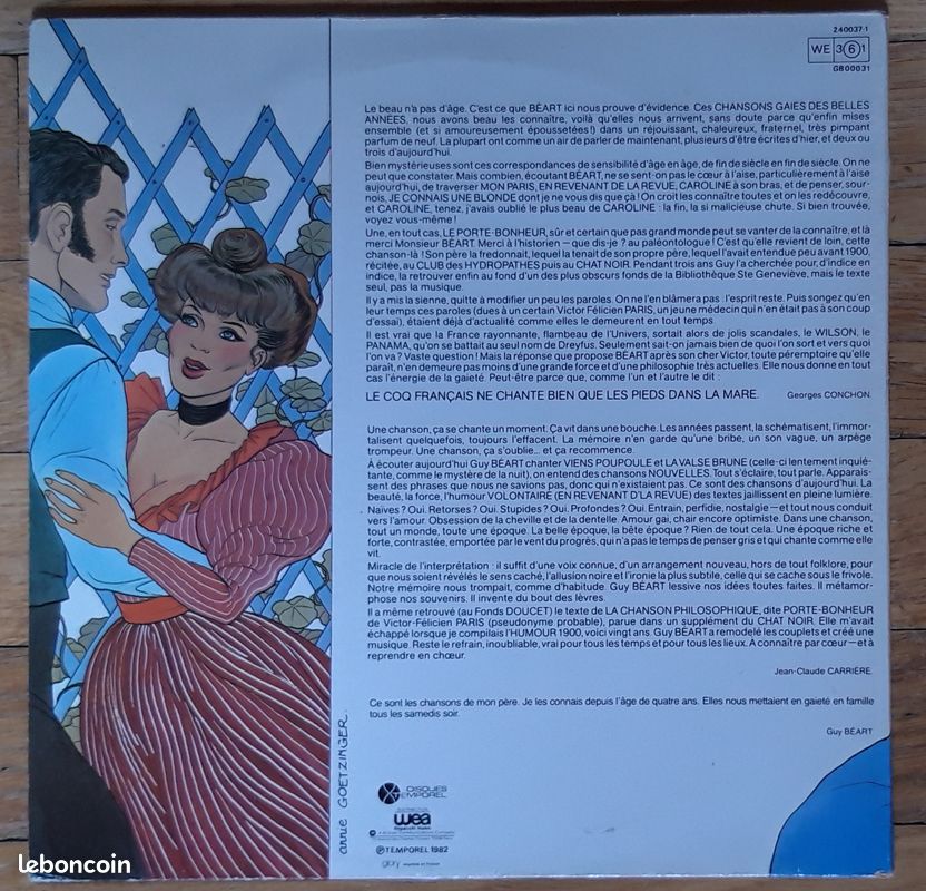 3 LP 33 T. Béart Goetzinger Solé BD (image 3)