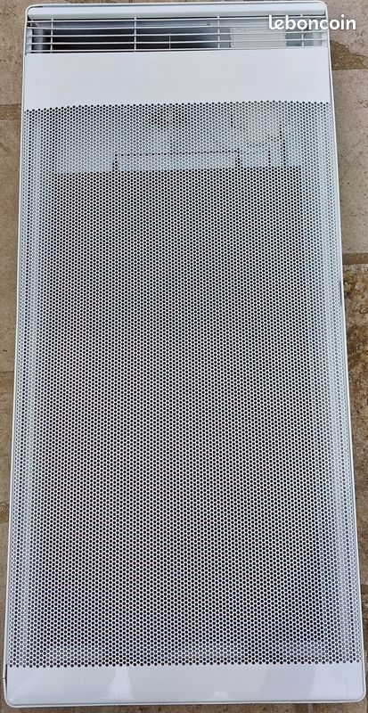 Lot de 2 radiateurs (1500w et 2000W) CELCIA Digital blanc verticaux avec supports (image 3)