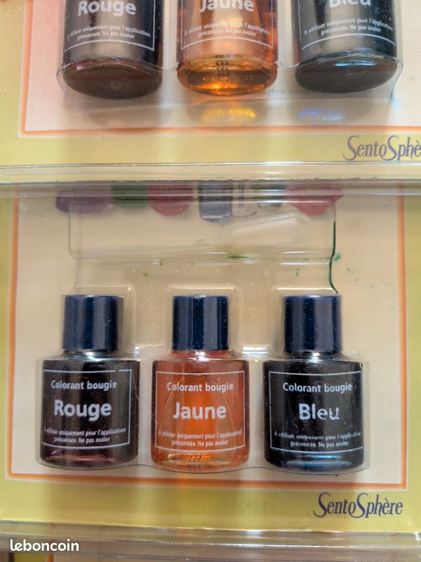 Lot fabrication de bougies – colorants + mèches (image 2)