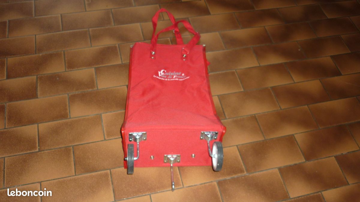 Sac de courses à roulettes pliable-/N (image 2)