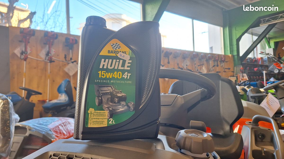 Huile BARDAHL 15W40 moteur 4 Temps 2 litres Boyer Motoculture 😊 (image 1)