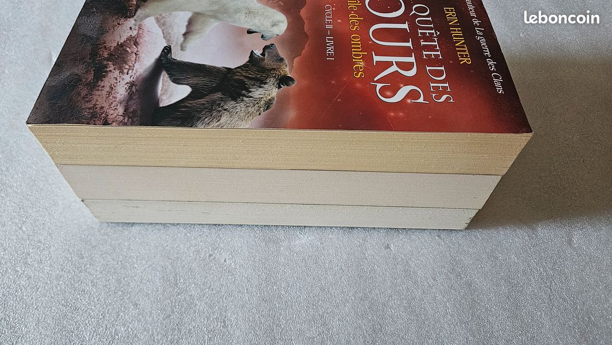 Lot de 3 tomes du Cycle 2 "La quête des Ours" : livres 1 + 3 + 4 (image 4)
